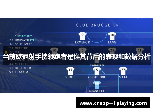 当前欧冠射手榜领跑者是谁其背后的表现和数据分析
